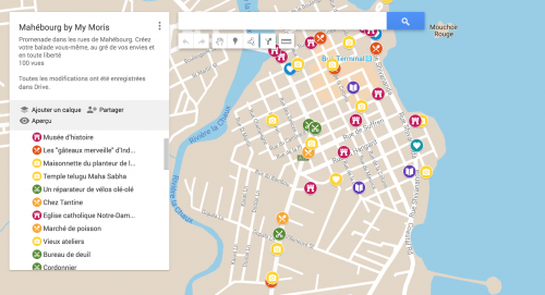 visite Mahébourg carte google balade promenade histoire culture patrimoine